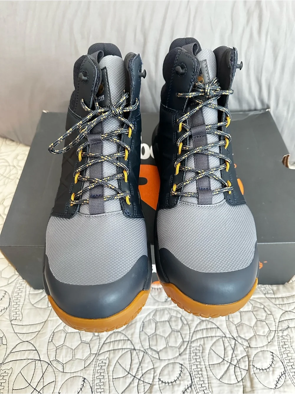 Timberland PRO Charcoal and Wheat Men's Mid-Top Work Boots